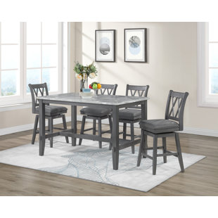 Ilvis Ireona Rectangular 60'' L x 36'' W Dining Set