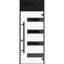 Porte d'entrée extérieure prémontée en acier Ronex 0131, grise, avec imposte latérale et fenêtre supérieure. Métal peint, style moderne, largeur 36 po x hauteur 80 + 16 po, ouverture à gauche vers l'intérieur.