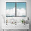 «Mid-Century Yellow Grey Polygon Collage», 2 pièces-98554517-98554518