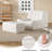 32.5" Upholstered Lounger with Ottoman-1991675676