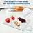 Tempered Glass Cutting Board with Rubber Feet, Rectangle Non-Slip Chopping Plate, Clear Glass Board for Countertop, Long Lasting Clear Tray, Shatter-Resistant, Heat-Resistant
