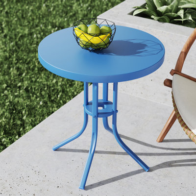 Round Patio Table with UV Protection for Outdoor