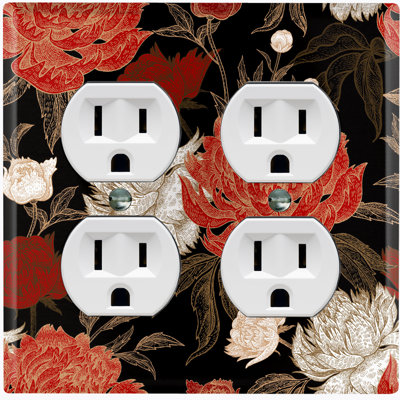 Landscape & Nature Themed 2 - Gang Duplex Outlet Standard Wall Plate