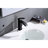 Waterfall Spout Bathroom Sink Faucet In Matte Black - Single Handle With Pop-Up Drain  Overflow Merged  Superior Stainless Steel For Stable Performance And Easy Installation Activity Tap Consisted-121598780