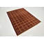 Tapis de la zone en laine 7 pi x 6 pi 7 po one-of-kind main noué la Nash
