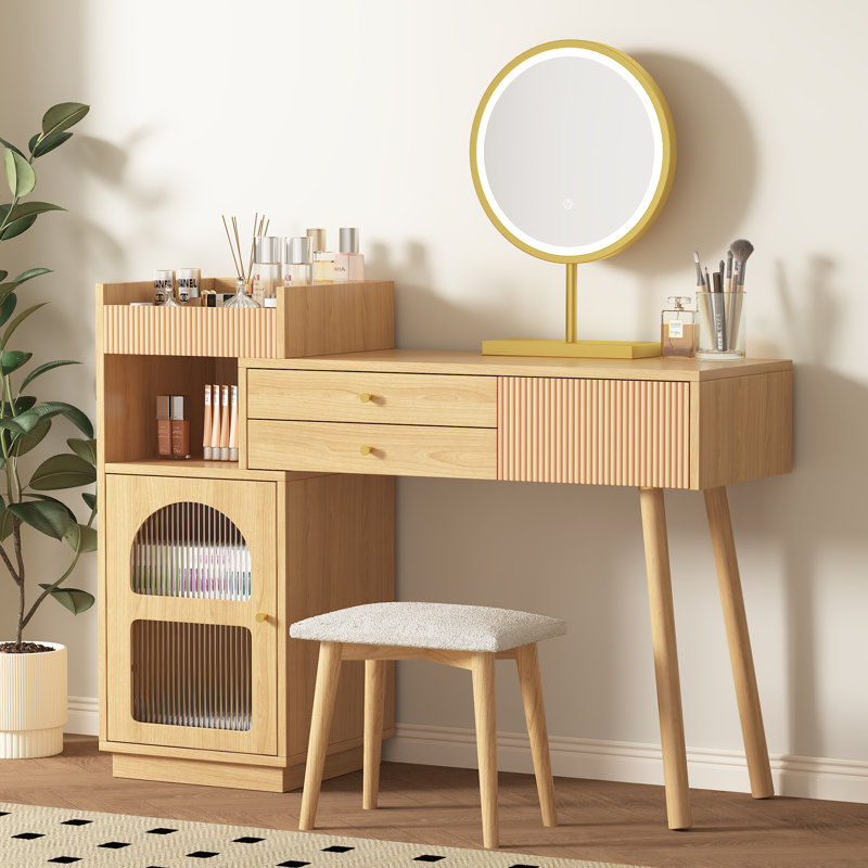 Dressing Table with LED Mirror