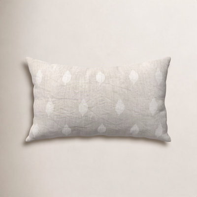 Soma Floral Fabric Lumbar Pillow Cover