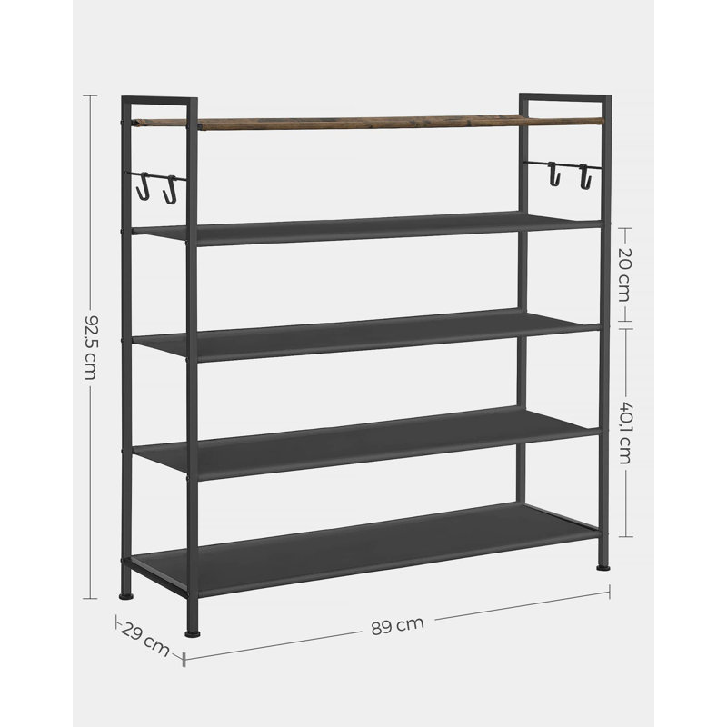 20 Pair Stackable Shoe Rack