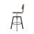 Buth Swivel Solid Wood Adjustable Height Stool-1066838133