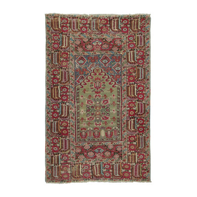 One-of-a-Kind 3'6x5'7 Hand Knotted Area Rug