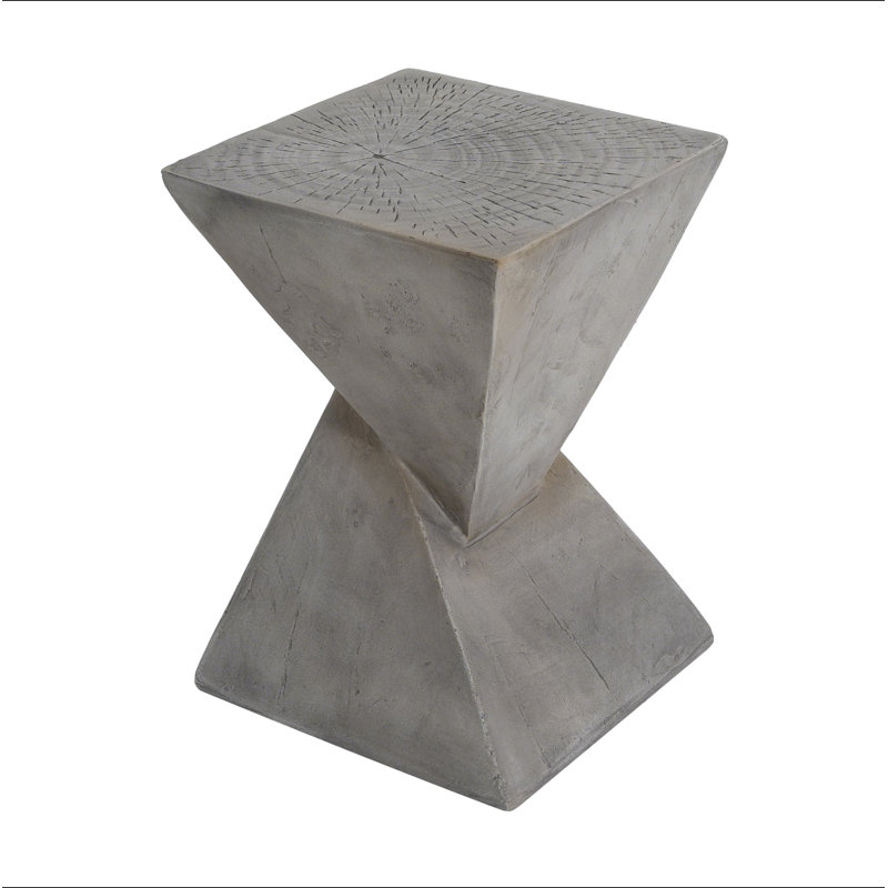 Table d'appoint géométrique Mgo, Gris