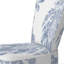 Chaise d'appoint rembourrée Blue Damask
