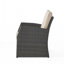 Fauteuil club d'extérieur en rotin