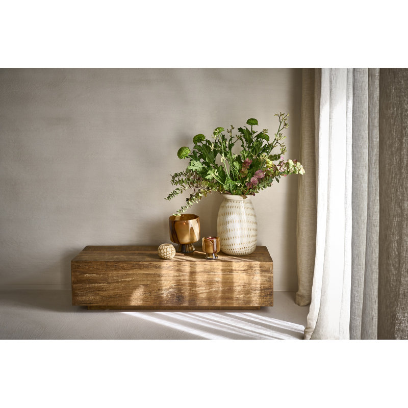 Vase en verre brun 4 po Alexes, Brun