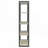 Nilsa 72.5" H x 36.6" W Metal Etagere Bookcase
