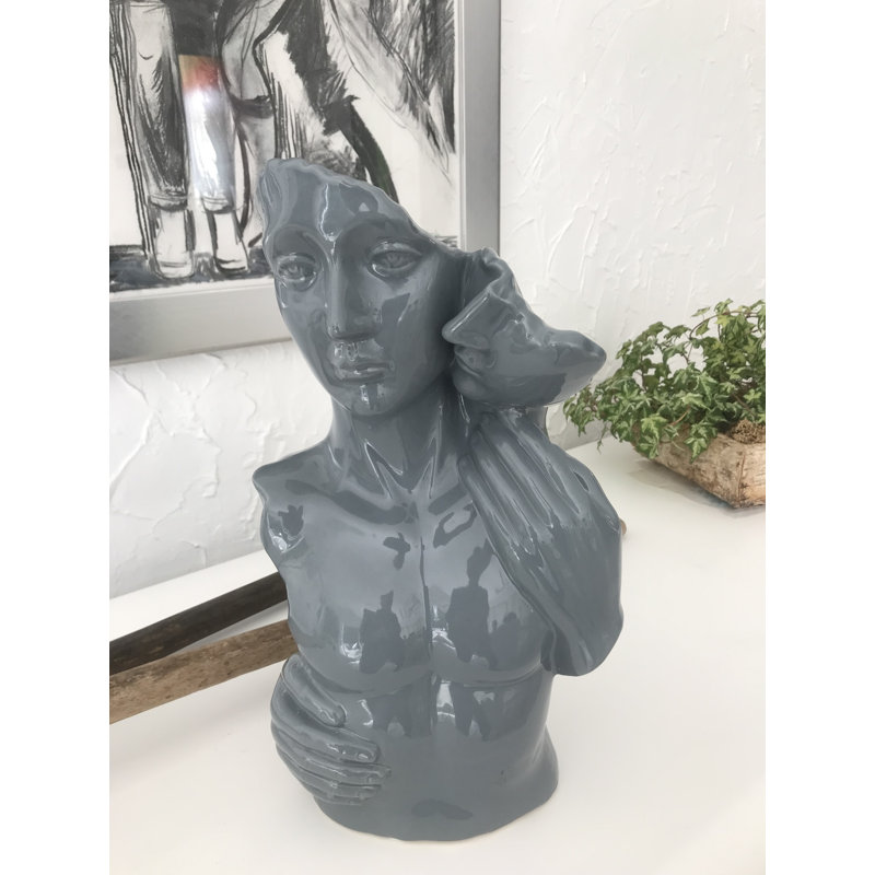 People Figurines & Sculptures, Glossy Grey