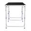 6Ft Aluminum Alloy Folding Table Black