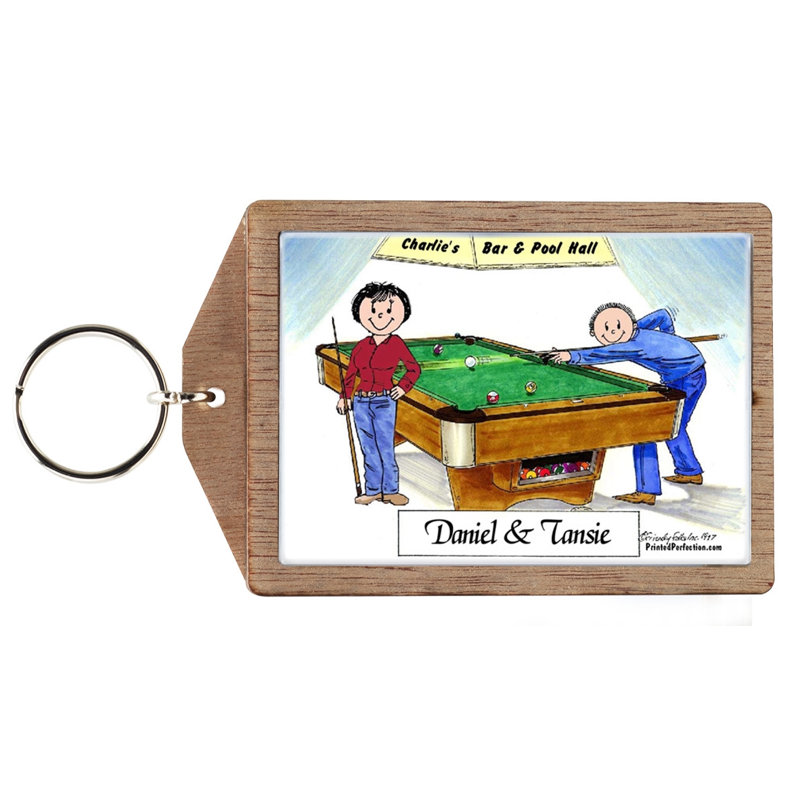 Porte-clés en bois personnalisé, Oui