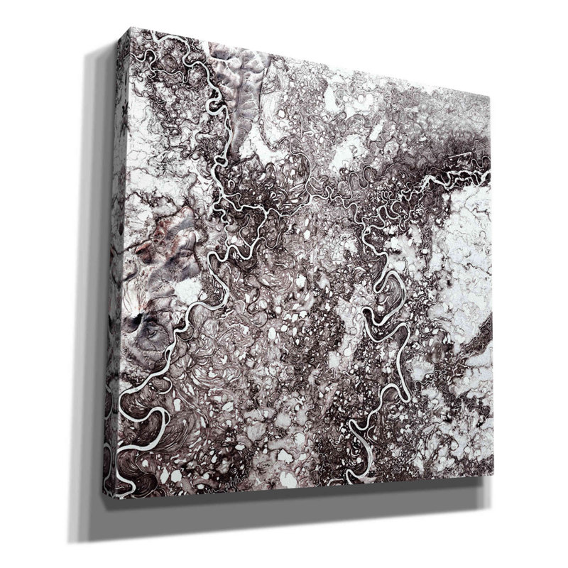 Mayn River - peinture sur toile tendue, H 12 po x l 12 po x P 0,75 po