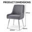 Tufted Velvet Upholstered Upholstered Back Side Chair-1661337933-1661337939