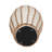 Vase Pottery and Terracotta Coastal Rope-Wrapped Detail 18-Inch White Decorative Accent for Home Office Bedroom Living Room Display.