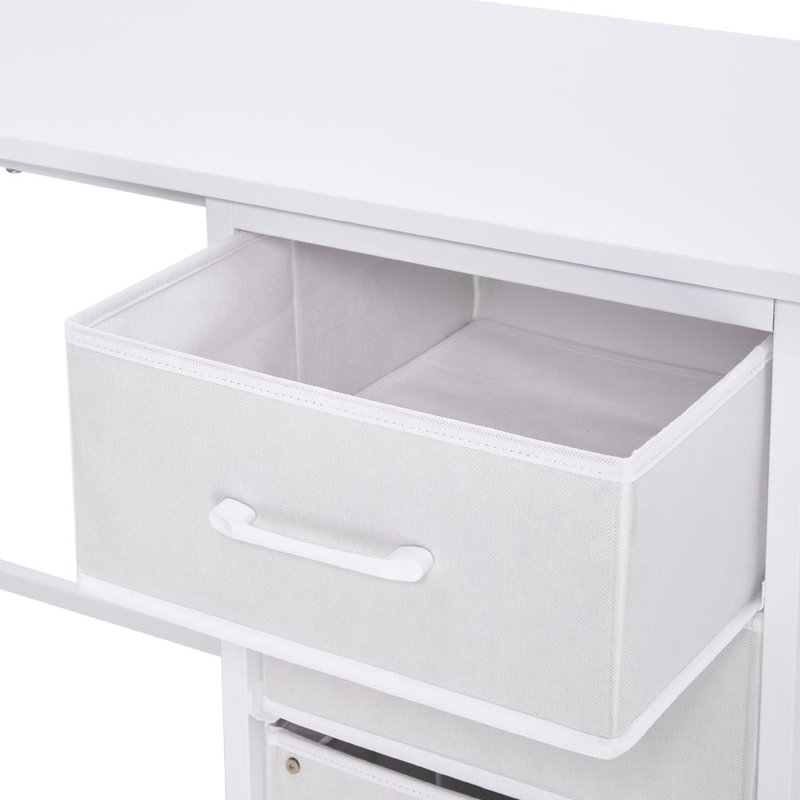 Adjustable Metal Base Computer Desk