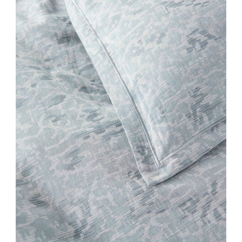 Ravenna Damask 100% Cotton Sham, Euro, Blue