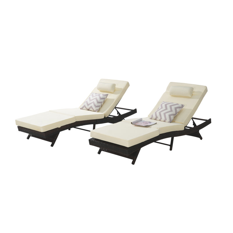 Méridiennes Colten, Beige, Brun