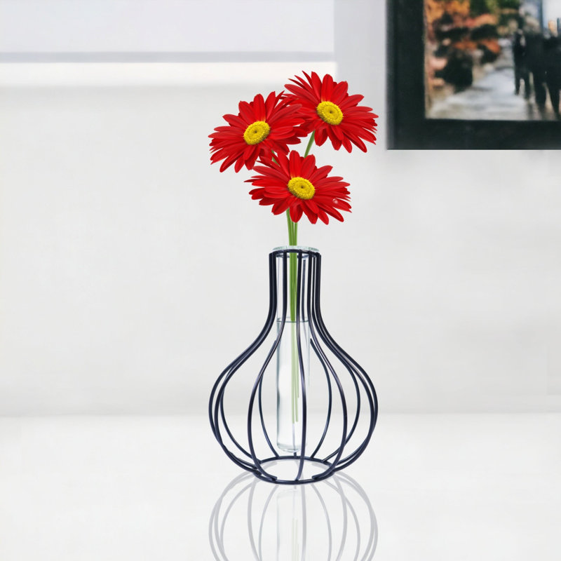 Cimbura Handmade Table Vase, Black