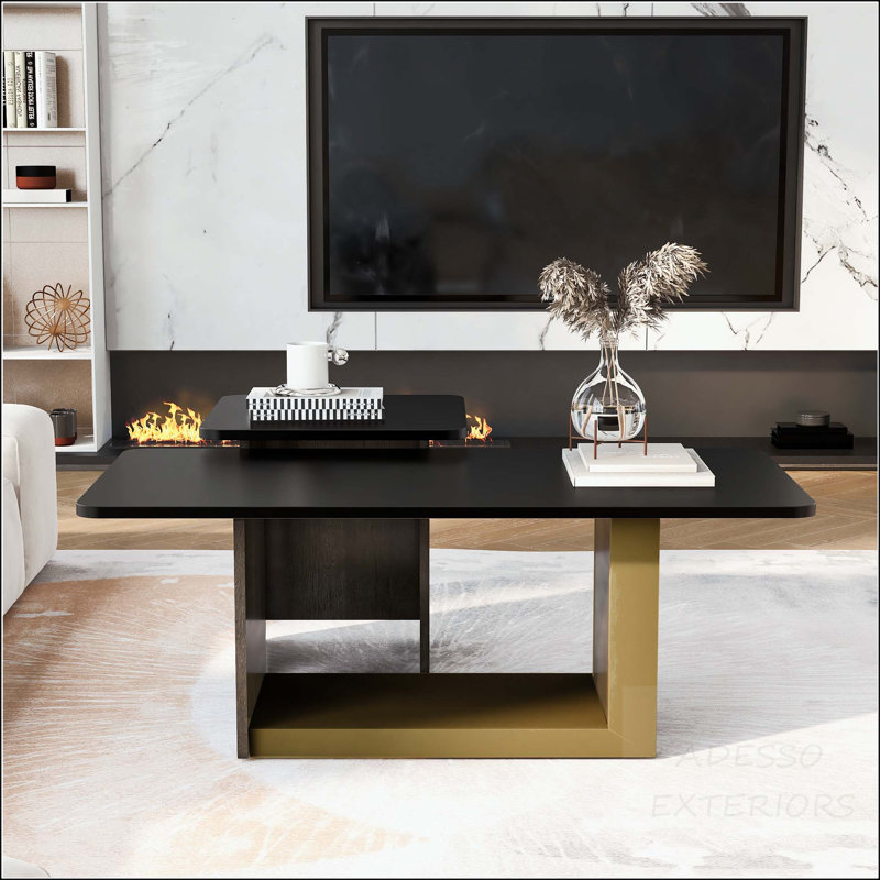 Ensemble de tables basses 2 pièces Modern, Noir