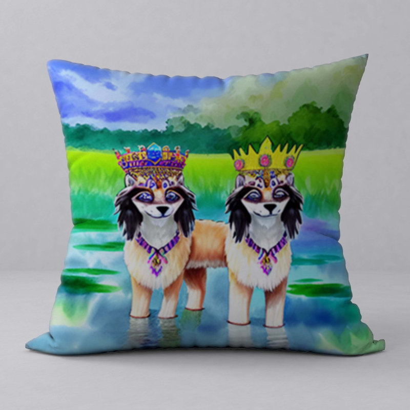 Reversible Throw Pillow