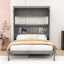 Armoire lit escamotable Murphy avec tablettes intégrées-106950507-106950512