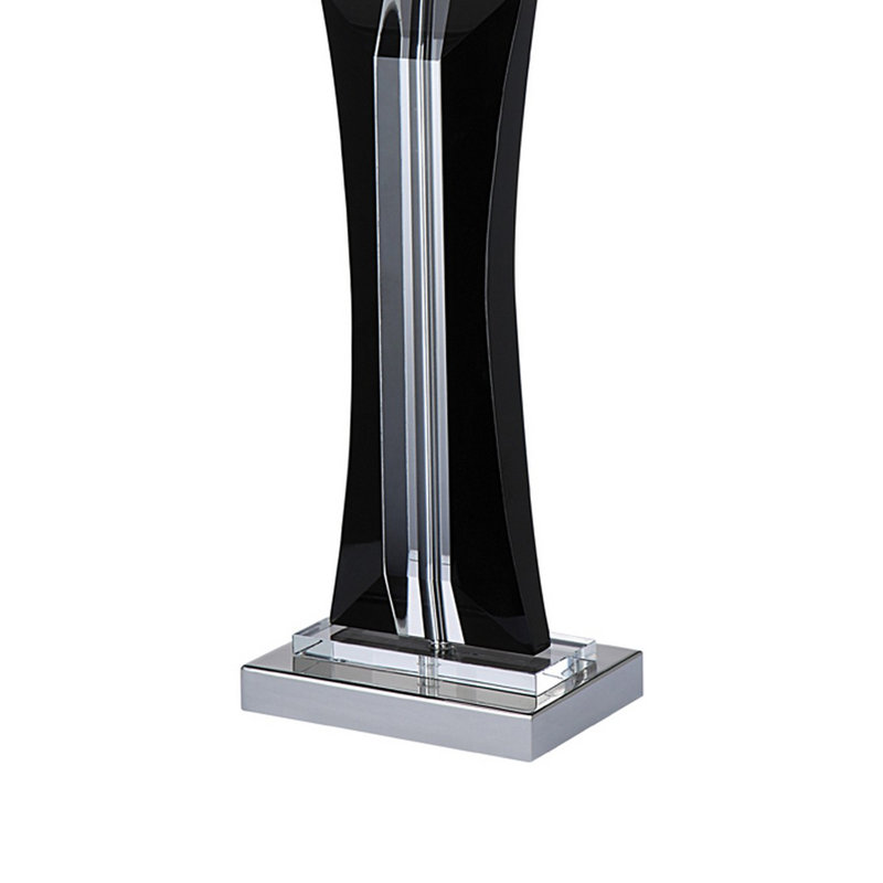 Celenia Crystal Table Lamp, Black