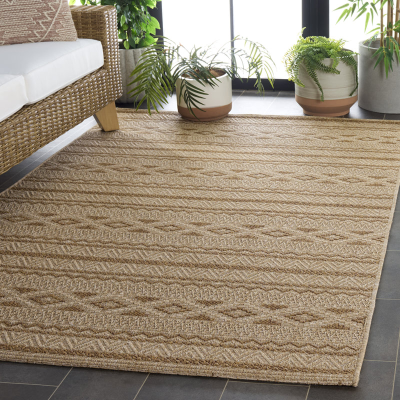 Tapis intérieur / extérieur en sisal toutes saisons Larmont, Rectangle 5 pi 3 po x 7 pi 6 po