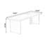 Bureau rectangulaire brun et noir en bois massif-109372284