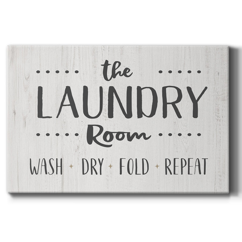 Toile tendue avec châssis de qualité supérieure The Laundry Room - prête à être accrochée, H 12 po x l 18 po