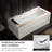 Modern 67'' x 30'' Alcove / Tile In Plastic / Acrylic Bathtub with Faucet