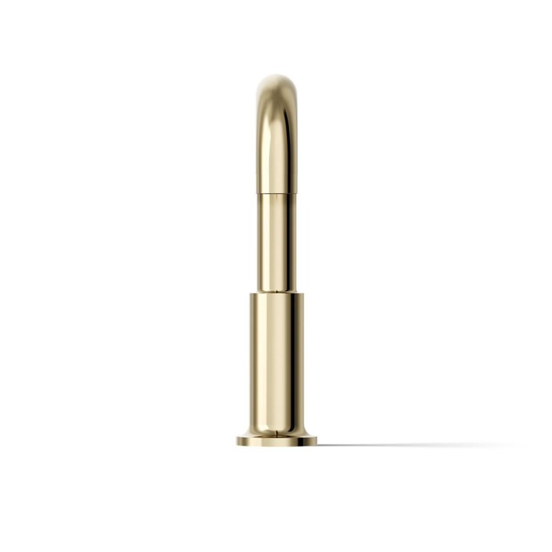 Purist Deck Mount Non Diverter Bath Spout, Vibrant French Gloss Gold