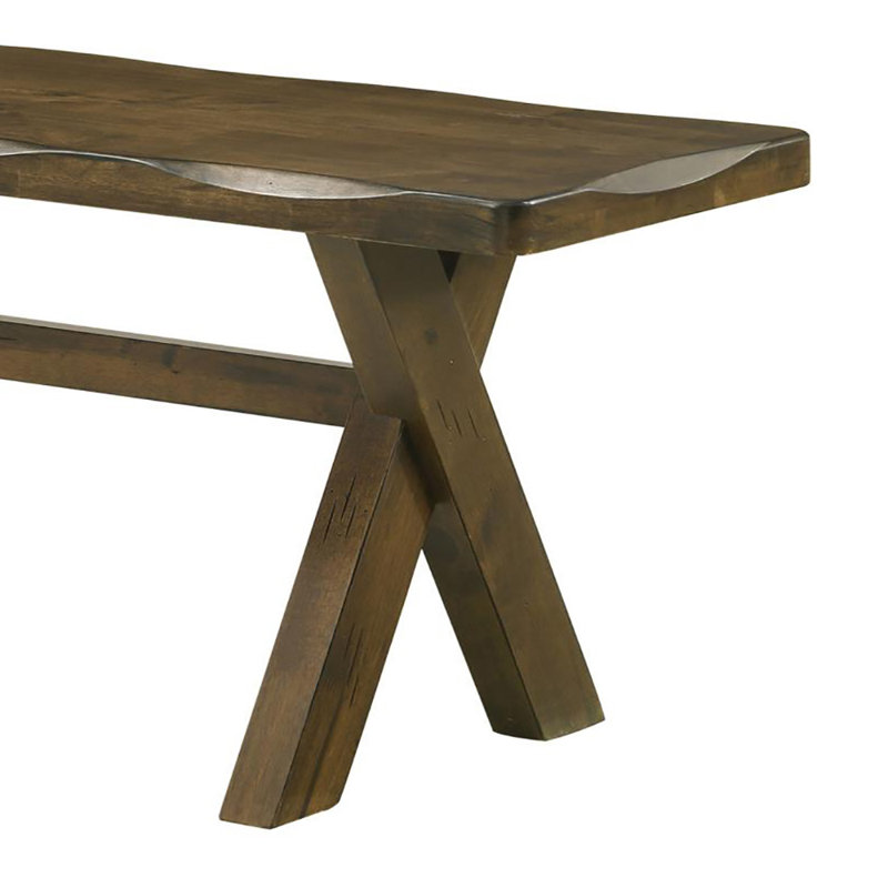 Banc en bois massif Camoren