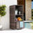 Rattan Pool Towel Rack Wicker Deck Box Waterproof Storage Organizer-110434380