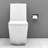 Yingze Modern One-Piece Elongated Toilet, Dual Flush 1.1/1.6 GPF, Chair Height with Soft-Close Seat-91358195