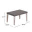 Fauteuil en bois et osier Hampton