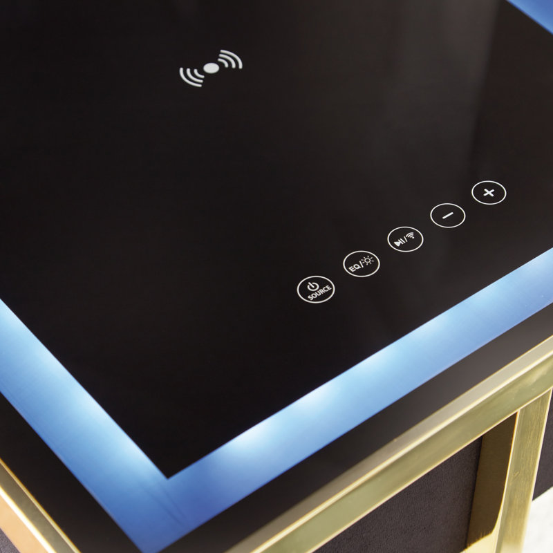 Table d'appoint avec haut-parleur Carina