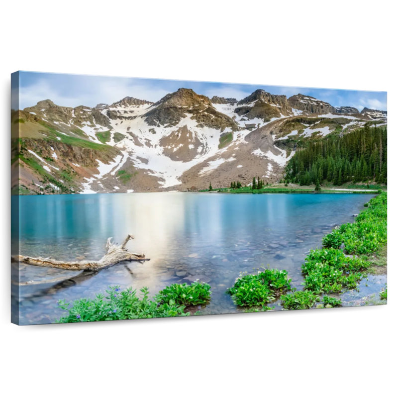 Alvord Blue Lakeside Mountains, 16" H x 24" W