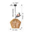 Luminaire suspendu en corde de chanvre de 17 po - suspendu artisanal pour îlot de cuisine, salle à manger, finition naturelle de chambre à coucher, fer à hauteur réglable et lampe décorative tissée à la main