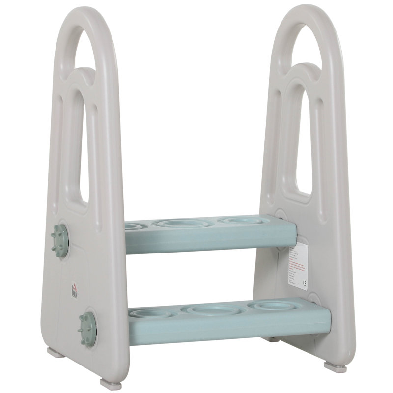 Bellmead Two-Step Stool for Kids Toddlers with Handle for Toilet Potty Training