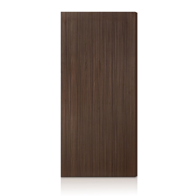 Walnut Texture Flush Hollow Core Composite Interior Door Slab, 28 po x 94 po