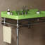 Meuble-lavabo autoportant de 36 po Finish avec pieds en fer et barre à serviettes détachable orientée vers la gauche ou vers la droite, livré avec l'ensemble d'assemblage, poids de 10,23 lb, pieds, paquet plat, guide étape par étape, 34,9 po