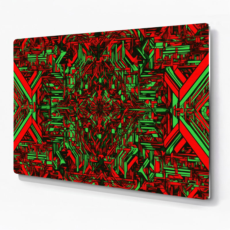 Art mural en métal brun op Op 12, H 288 po x l 432 po x P 0,05 po