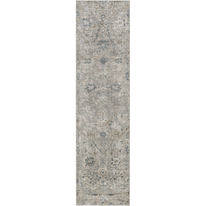 Aicha Floral Indoor Rug, Runner 2'6" x 10'